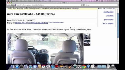  craigslist For Sale "car" in Fort Collins / North CO. see also. 2003 Toyota Matrix AWD | Dependable. $4,850. Imports of Fort Collins 2015 Toyota Avalon XLE. $18,200 ... 